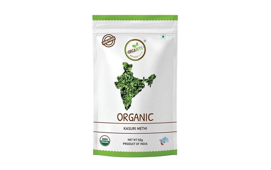 Orgabite Organic Kasuri Methi    Pack  50 grams